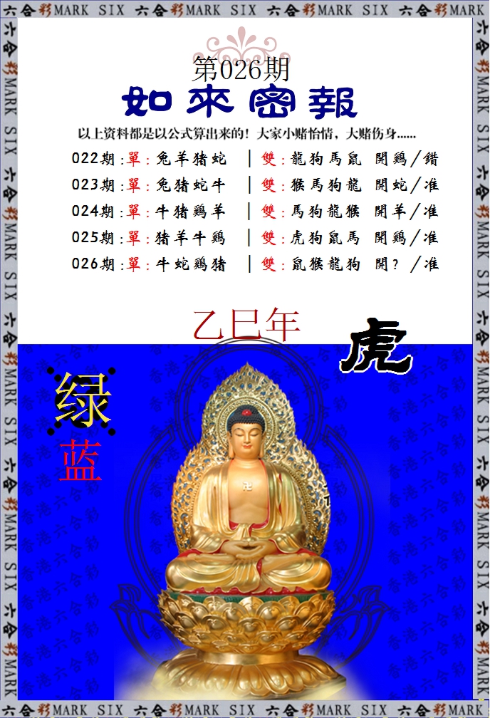 2025026期如来密报