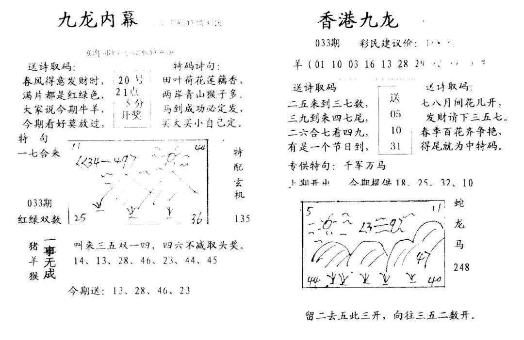 2025033期九龙内幕-开奖报(早图)