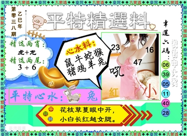平特精选料